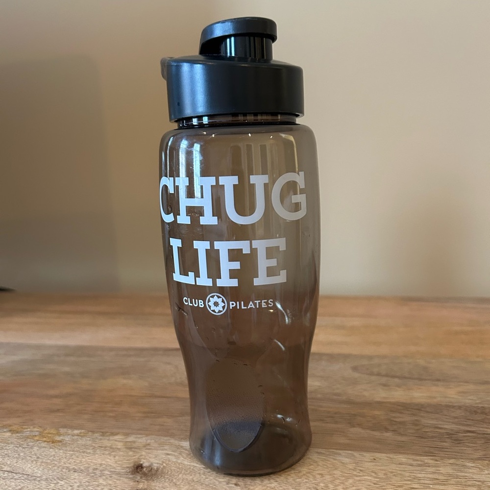 Club Pilates Black Water Bottle